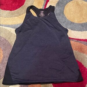 Avia Women's Dark Gray Racer Back Tank Top, Sz S (4-6)
